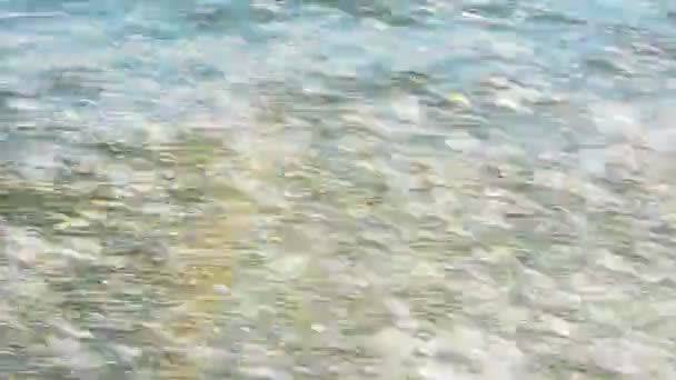 1920x1080 видео - брызги воды с лодки и радуги — стоковое видео