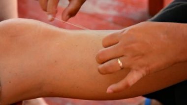 Kamboçya'daki bir Spa iş parçacığı epilasyon