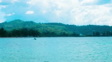 Tayland Kiralık Jet Ski üzerinde seyir Çift