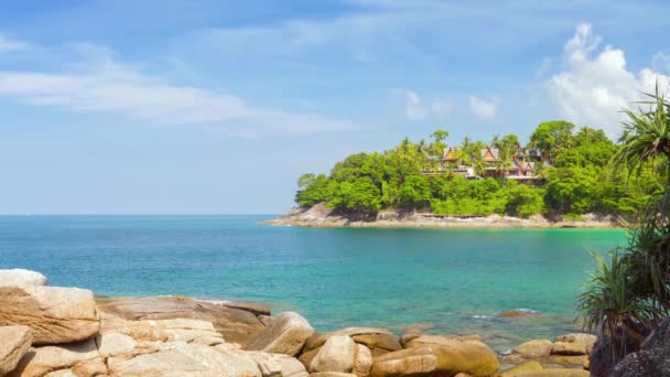 Tranquilo. Tropical Beach Resort en el sur de Tailandia — Vídeos de Stock