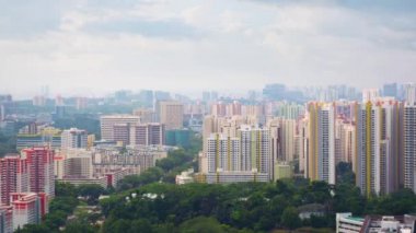Timelapse Trafik ile Kentsel Highrise Kuleleri
