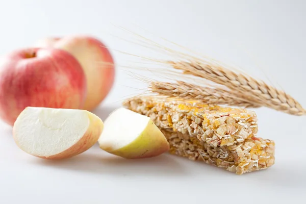 Barra de muesli con manzana — Foto de Stock