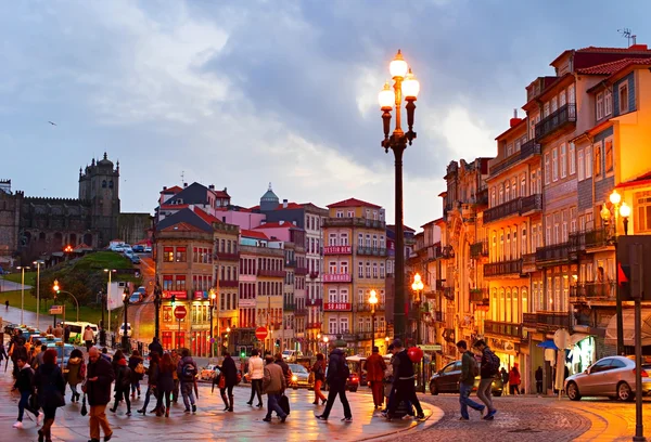 Porto stare miasto ul. Portugalia — Zdjęcie stockowe