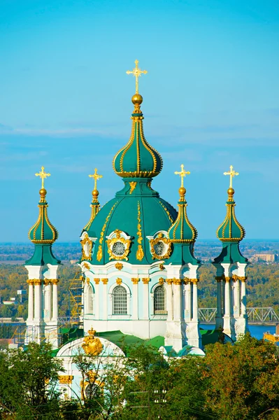 Iglesia Andriyivska, Kiev, Ucrania —  Fotos de Stock