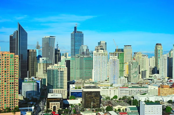 Centrum biznesowe z Manili, Filipiny — Zdjęcie stockowe