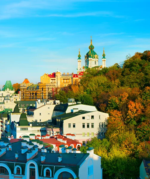 Andrijiwskyy Abstieg im Herbst — Stockfoto