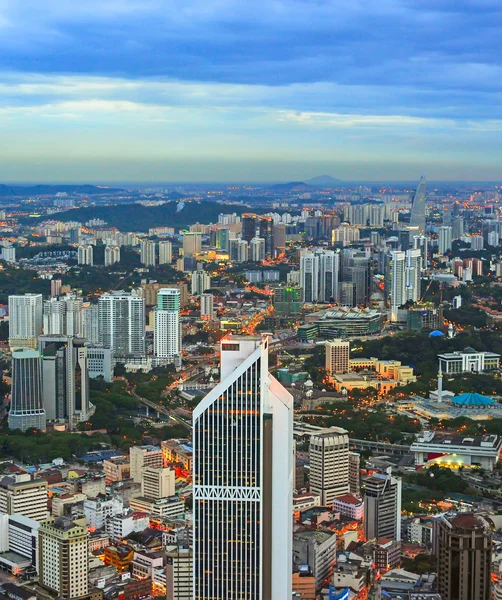 Kuala Lumpur za soumraku — Stock fotografie