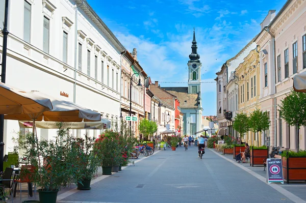 Нижня вулиці, Угорщина — стокове фото