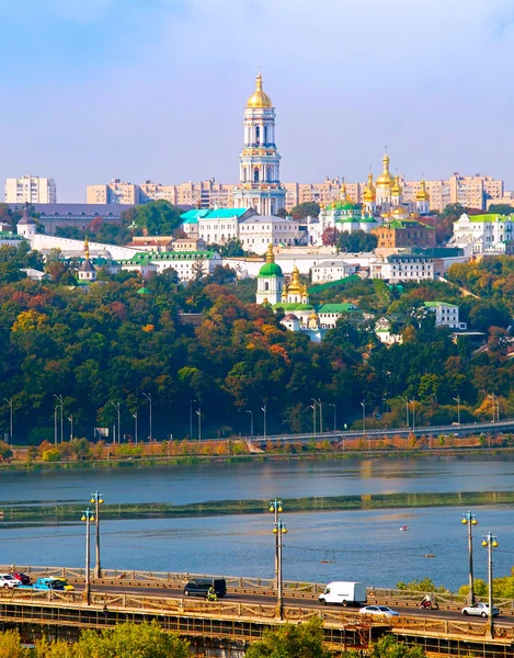 Skyline i kiev, Ukraina — Stockfoto