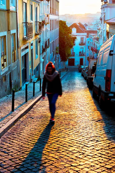 Lissabons gamla stan, Portugal — Stockfoto