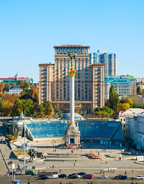 Unabhängigkeitsplatz. Kiew, Ukraine — Stockfoto