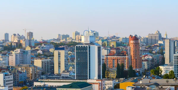 基辅市中心的全景 — 图库照片