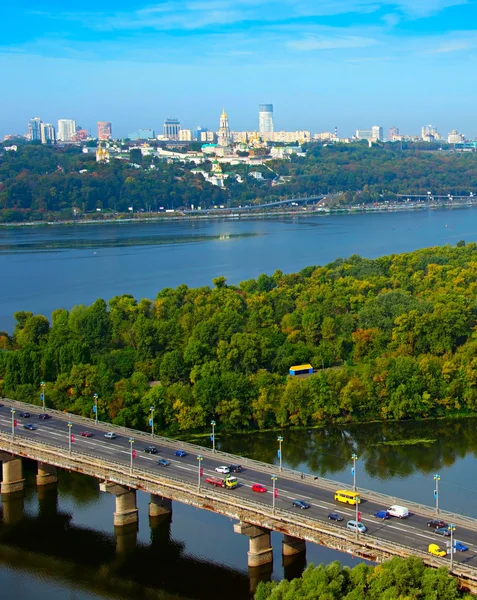 Top view of Kyiv, Ukraine — Stock Photo, Image