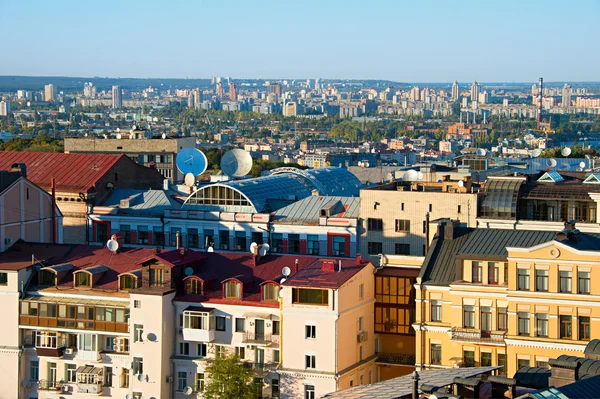 Arquitectura del centro de Kiev distrito — Foto de Stock