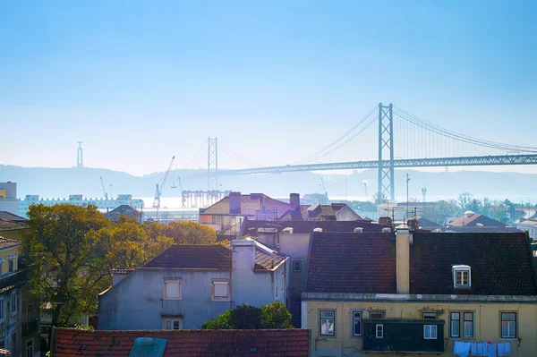 Lisbon in bright sunny day — Stock Photo, Image