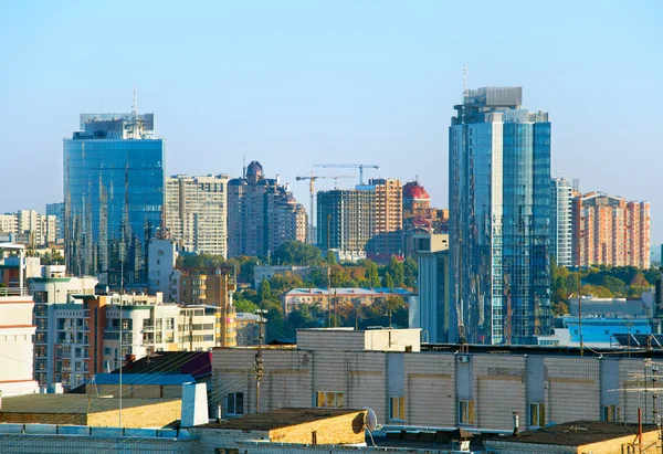 Κίεβο Downtown αρχιτεκτονική στο ηλιοβασίλεμα — Φωτογραφία Αρχείου