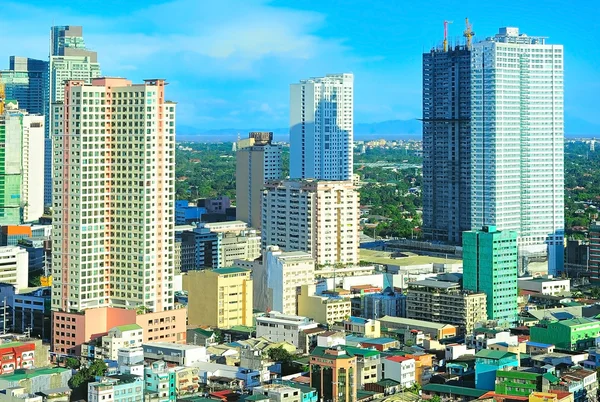 Arquitectura de la ciudad de Makati — Foto de Stock