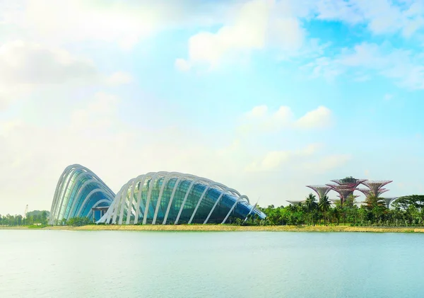 Jardins perto da baía em Singapura — Fotografia de Stock