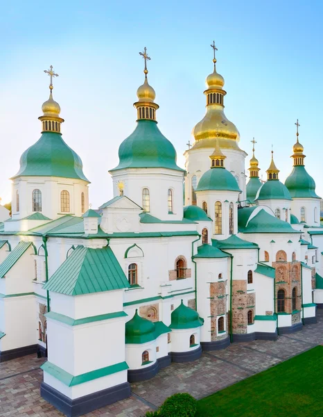 Catedral de Santa Sofía al atardecer. Ucrania —  Fotos de Stock