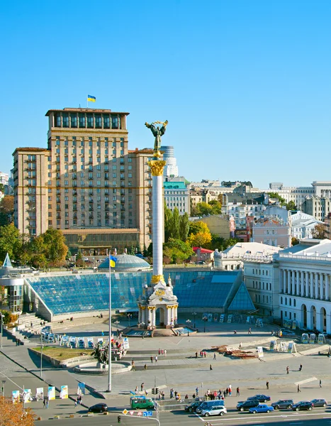 Praça da Independência de Kiev — Fotografia de Stock