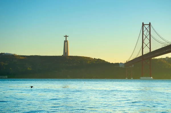 Kristus konungen staty, Lissabon — Stockfoto