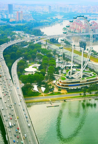 Singapur Ferris Rueda —  Fotos de Stock