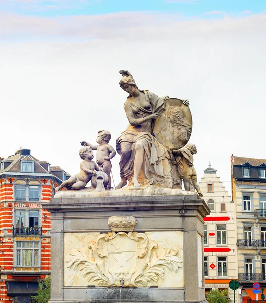 Monumento Histórico Centro Cidade Bruselss Arquitetura Cidade Velha Bélgica — Fotografia de Stock