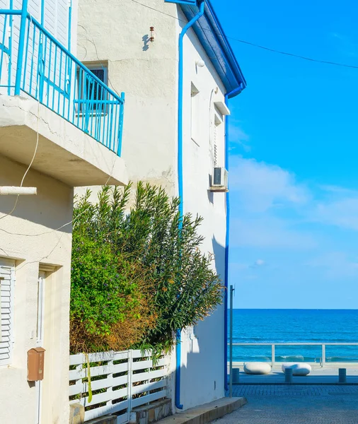 Larnaca Cyprus 2019年2月17日 キプロスのラルナカで海につながる空の通り — ストック写真