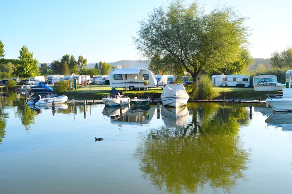 Camping in Europe — Stock Photo, Image