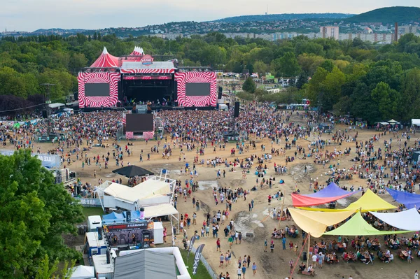 Sziget festival, Budapeszt — Zdjęcie stockowe