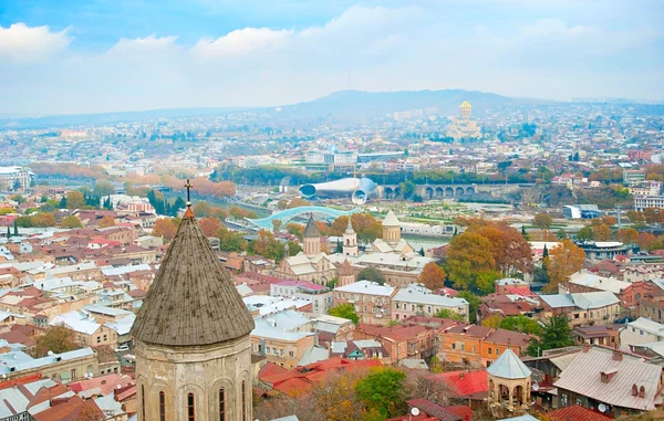 Paisagem urbana de tbilisi — Fotografia de Stock