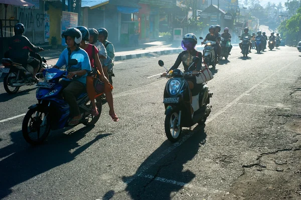 Balinese traffic — Stock Photo, Image