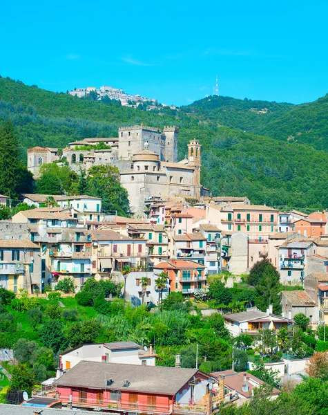 Olasz hegyek város — Stock Fotó