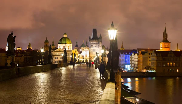 Charles Bridge Panorama — Fotografia de Stock