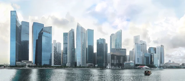 Panorama van het centrum van Singapore — Stockfoto