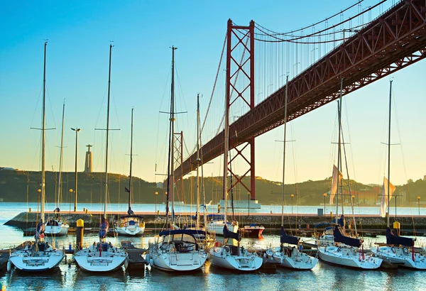 Marina à Lisbonne, Portugal — Photo