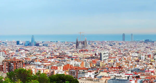 Skyline Barcelona, Espanha — Fotografia de Stock