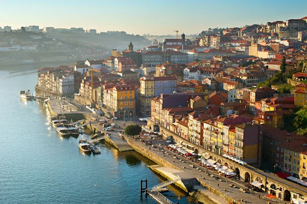 Вид зверху порту, Португалія — стокове фото