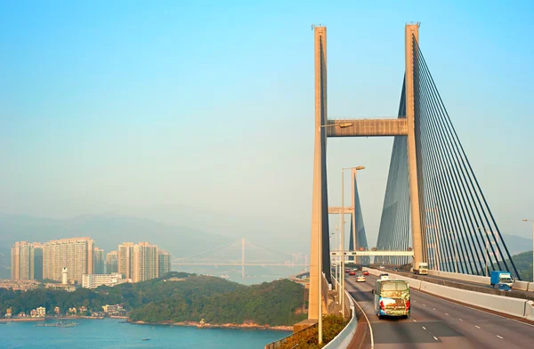 Hong Kong міст — стокове фото