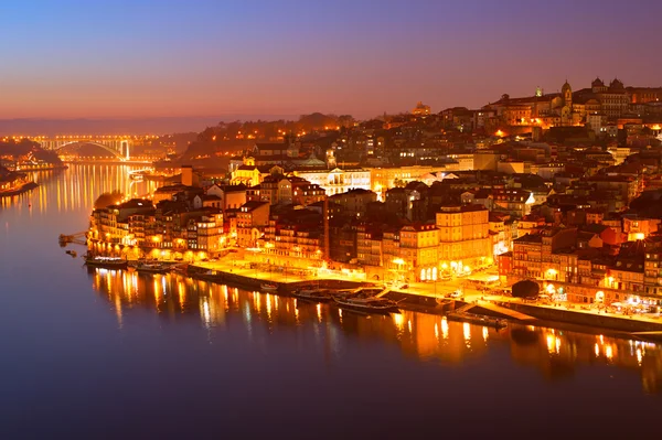 Vacker kväll Porto, Portugal — Stockfoto