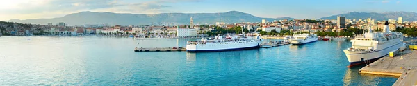 Panoramatický pohled na plavbu do Chorvatska — Stock fotografie