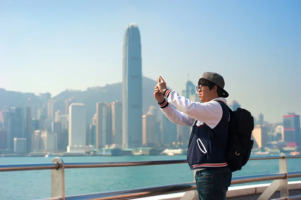 Turista v Hong Kongu — Stock fotografie
