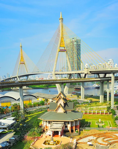 Bangkok gyűrű közúti híd — Stock Fotó