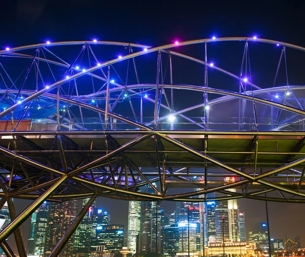 Helix bridge, Singapore — Stockfoto