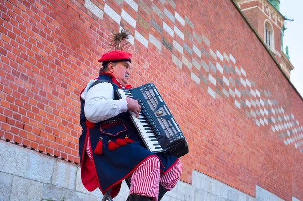 Músico de polônia tradicional — Fotografia de Stock