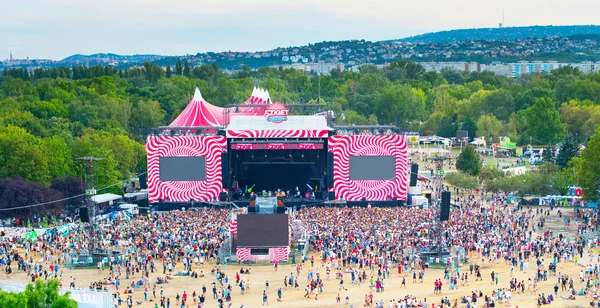 Sziget Festival stora scenen Stockbild