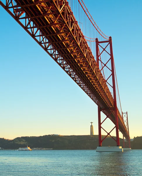 Röd bro, Lissabon, Portugal — Stockfoto