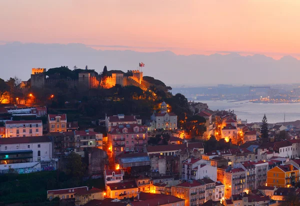 Lisszabon vár, Portugália — Stock Fotó