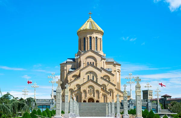 Sameba kostel, Tbilisi — Stock fotografie