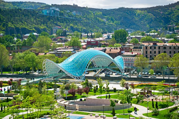 Peace Bridge, Tbilisi, Georgia — Stock Photo, Image